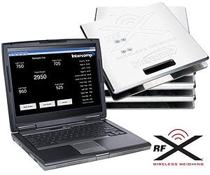 RFX Pro PC Wireless Scale System Includes: (4) 15" x 15" x 2.5" Wireless RFX Billet Pads