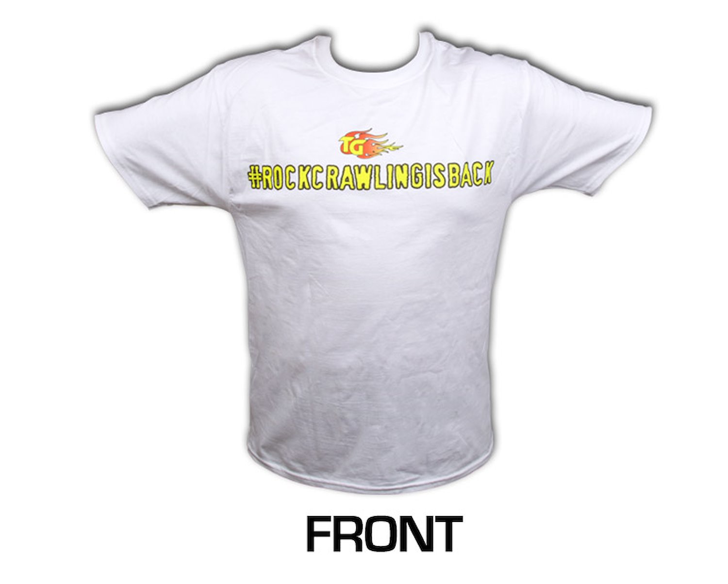 Short Sleeved White Shirt #rockcrawlingisback Large