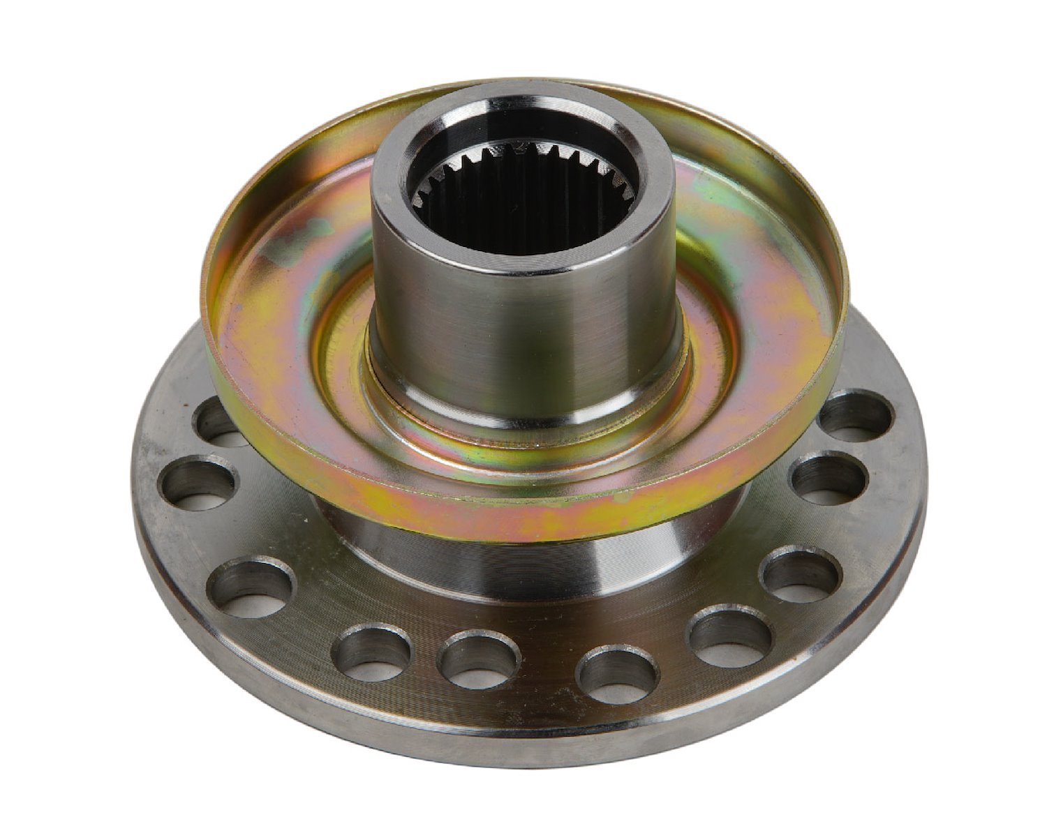 Quad-Drilled Differential Flange/Dust Shield for Toyota 8 in. Diff. w/29-Spines