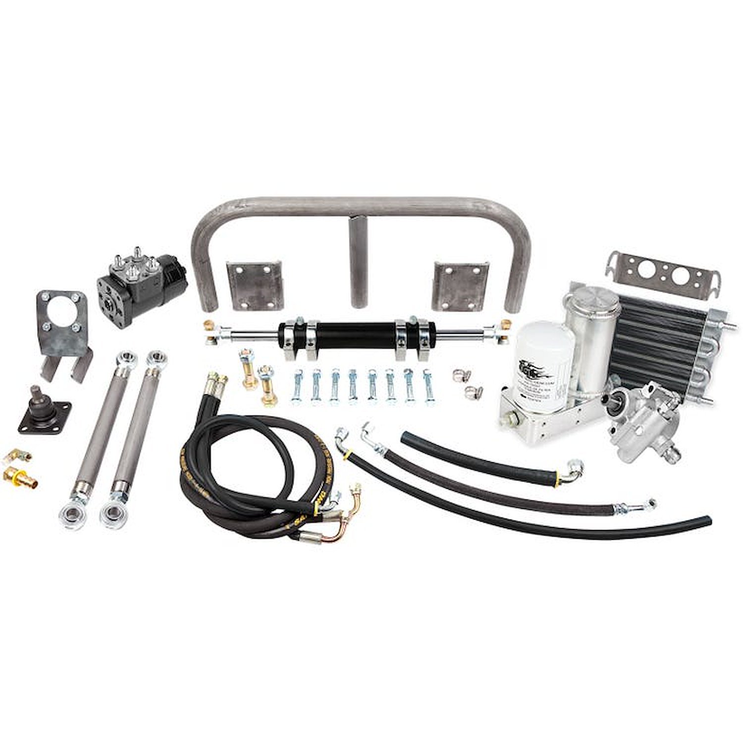 TGI-309493 Universal Heavy Duty Full Hydraulic Steering Kit - 8-Inch HD RAM