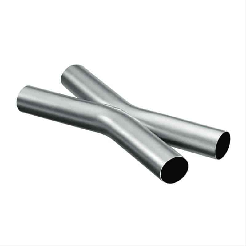 Dia. 2 1/4 O.D. 8 1/2 width 18 length aluminized steel mandrel bent increases horsepower and reduces noise levels