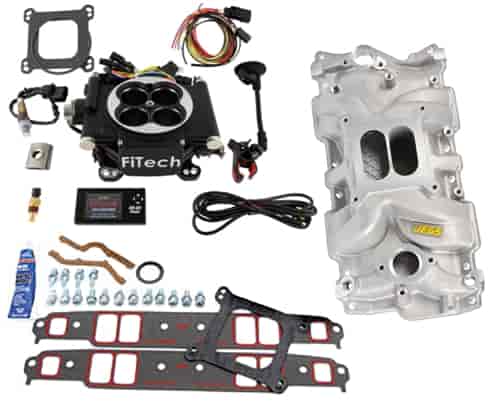 Go EFI-4 600 HP Throttle Body System Master Kit Includes: Intake Manifold
