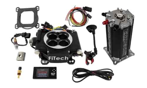 Go EFI-4 600 HP Throttle Body System Master Kit Includes: Single Pump Regulated G-Surge Tank