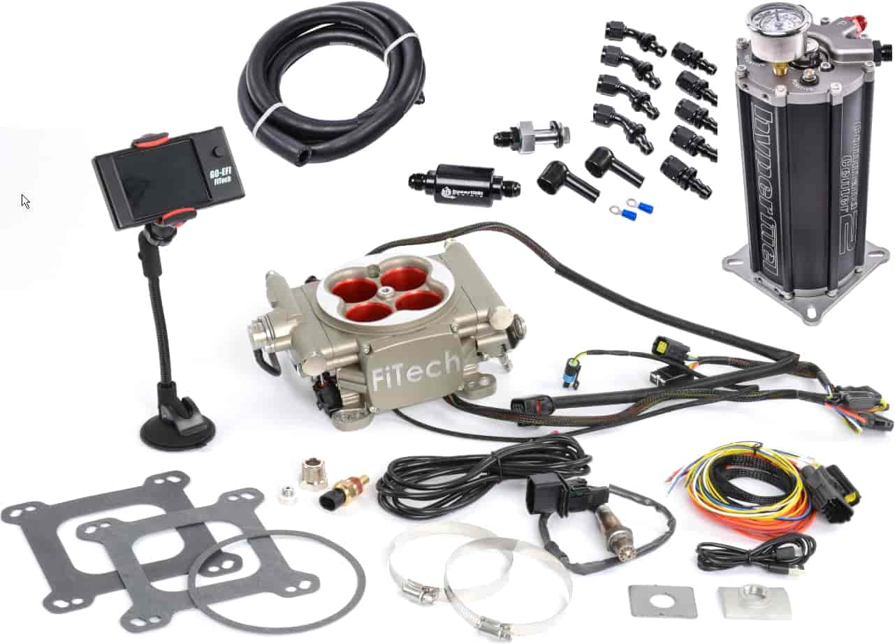 GoStreet EFI 400 HP Throttle Body System Master Kit Includes: Fuel Command Center 2.0
