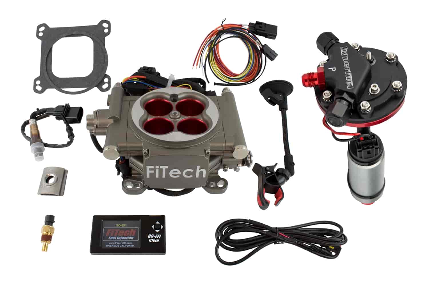 GoStreet EFI 400 HP Throttle Body System Master Kit Includes: Hy-Fuel Tight-Fit In-Tank Retrofit Kit