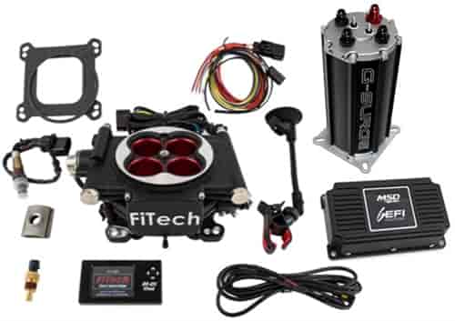 Go EFI-4 Power Adder 600 HP Throttle Body System Master Kit Includes: Single Pump G-Surge Tank & Ignition Box