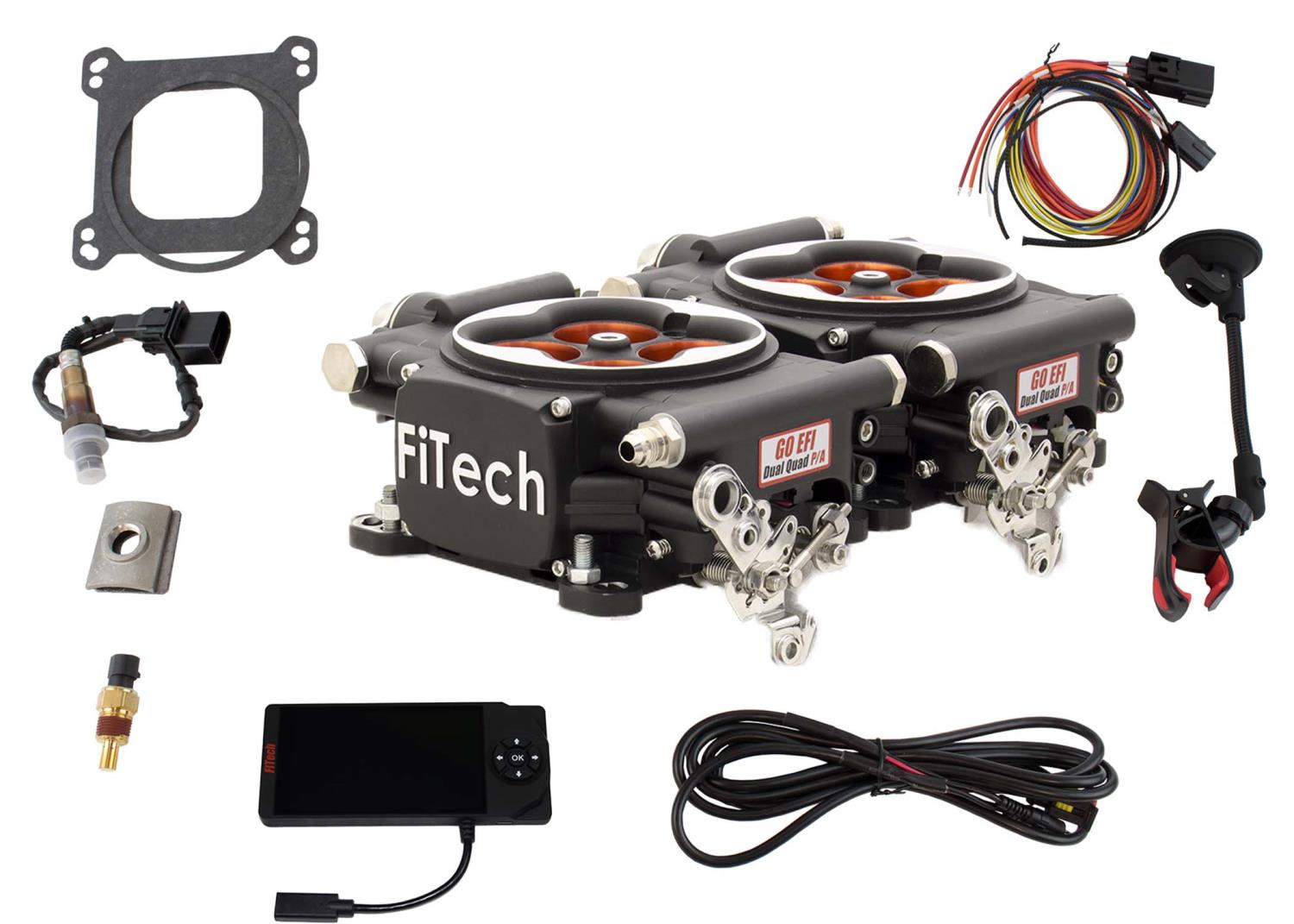 30064 Go EFI 2x4 1200 HP Power Adder Throttle Body System Basic Kit