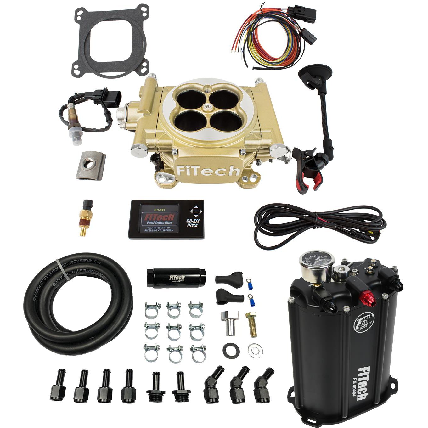 35205 Easy Street EFI 600 HP Throttle Body Master Kit with Force Fuel System