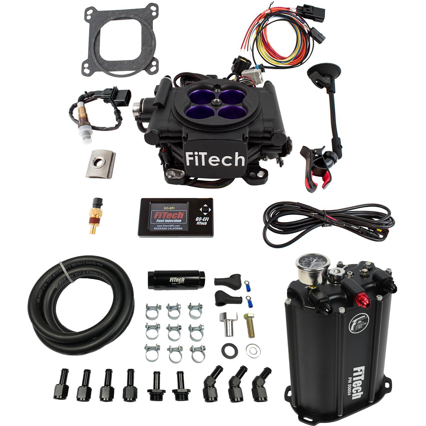 35208 Mean Street EFI 800 HP Throttle Body System Master Kit with Force Fuel System