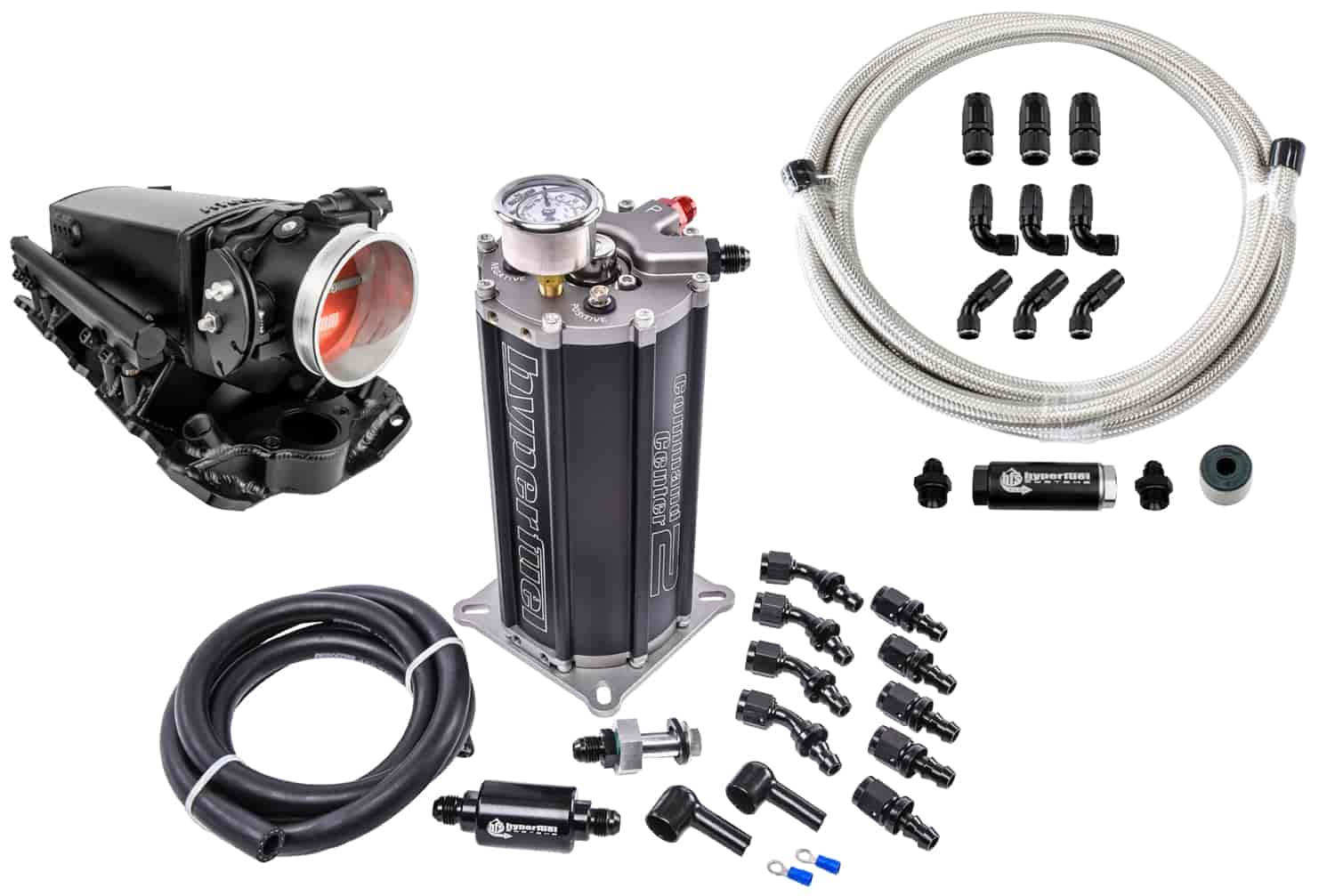 Ultra Ram EFI Induction System Kit w/Fuel 2.0 - Small Block Chevy