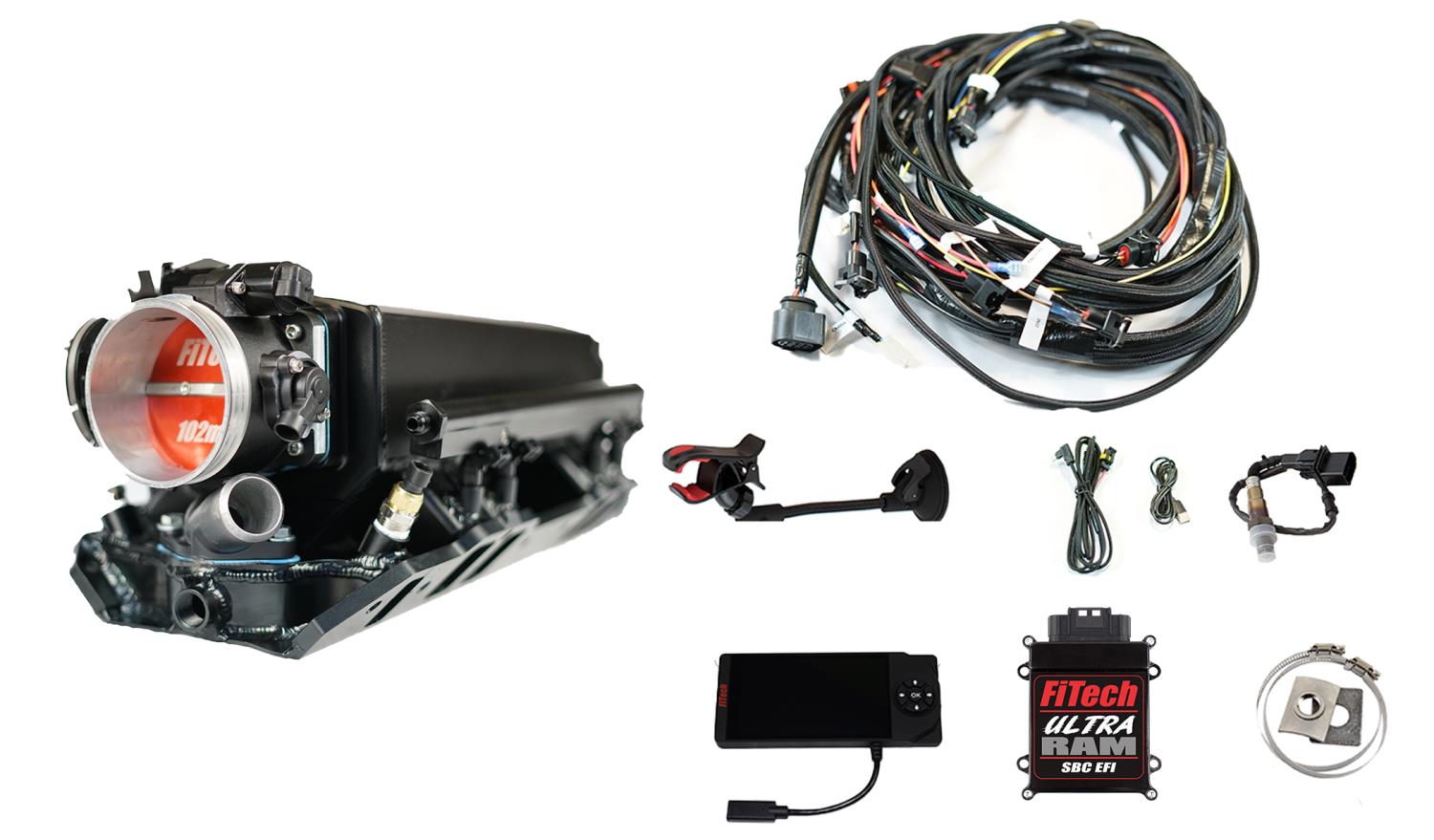 38302 Ultra Ram EFI Induction System for Chevy Big Block with Rectangular Ports