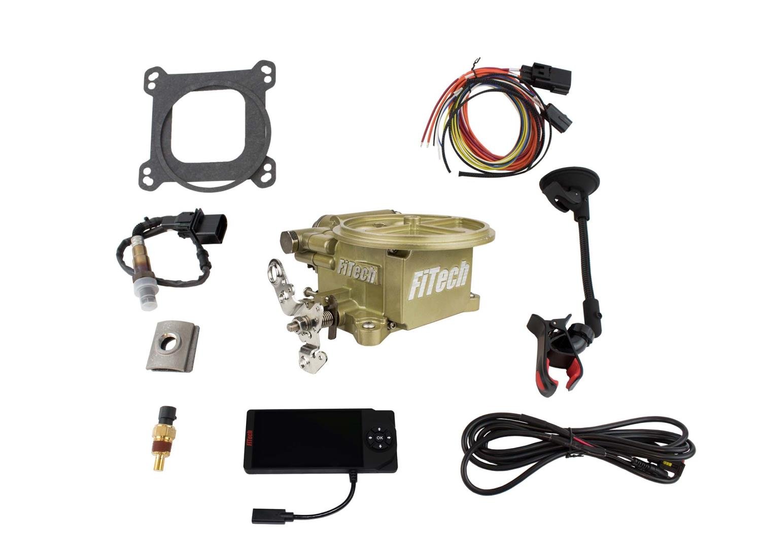 39001 Go EFI 400 HP 2-Barrel Throttle Body System Basic Kit
