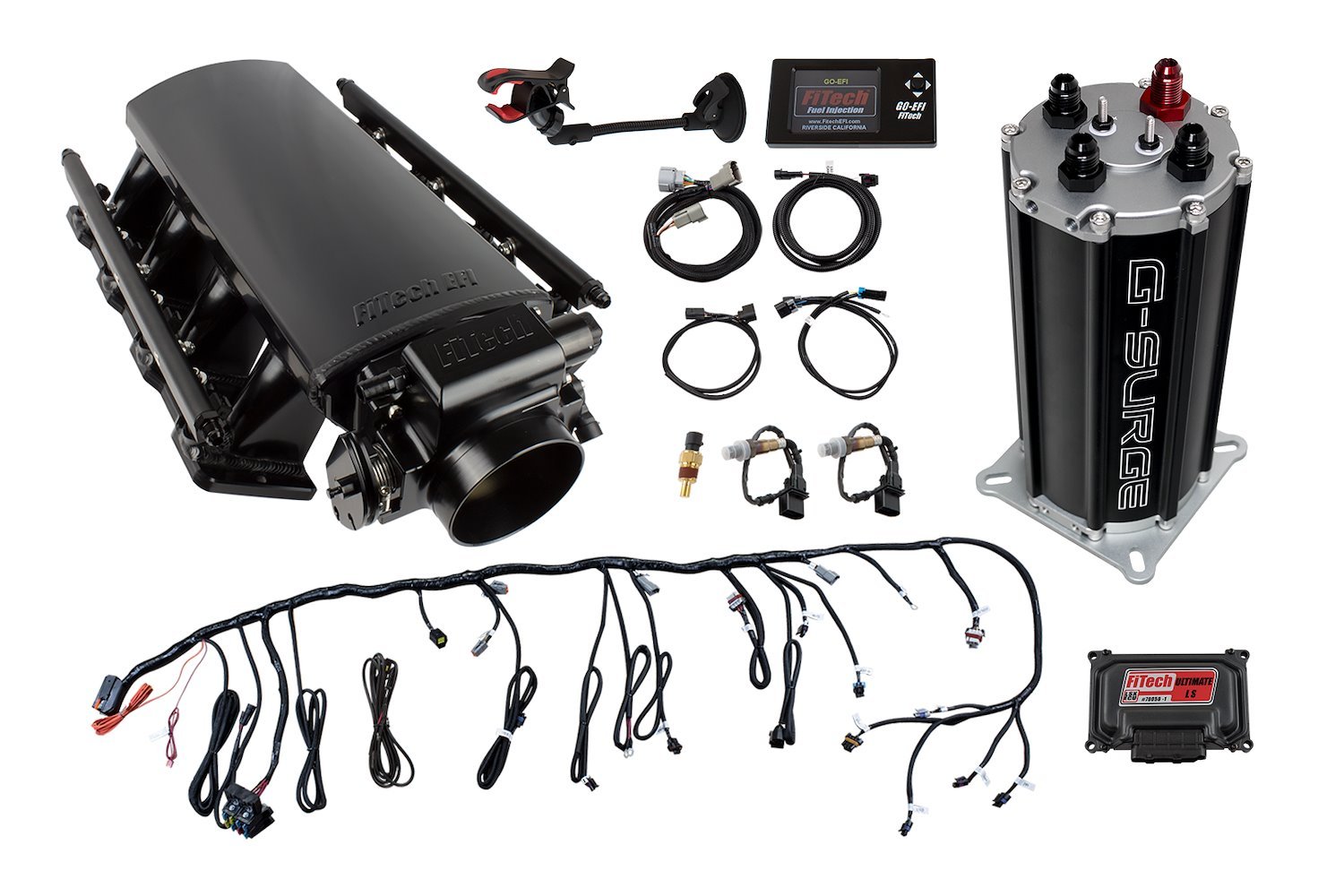 Ultimate LS EFI Induction System LS1/LS2/LS6 500 HP with HyperFuel Single Pump G-Surge Tank