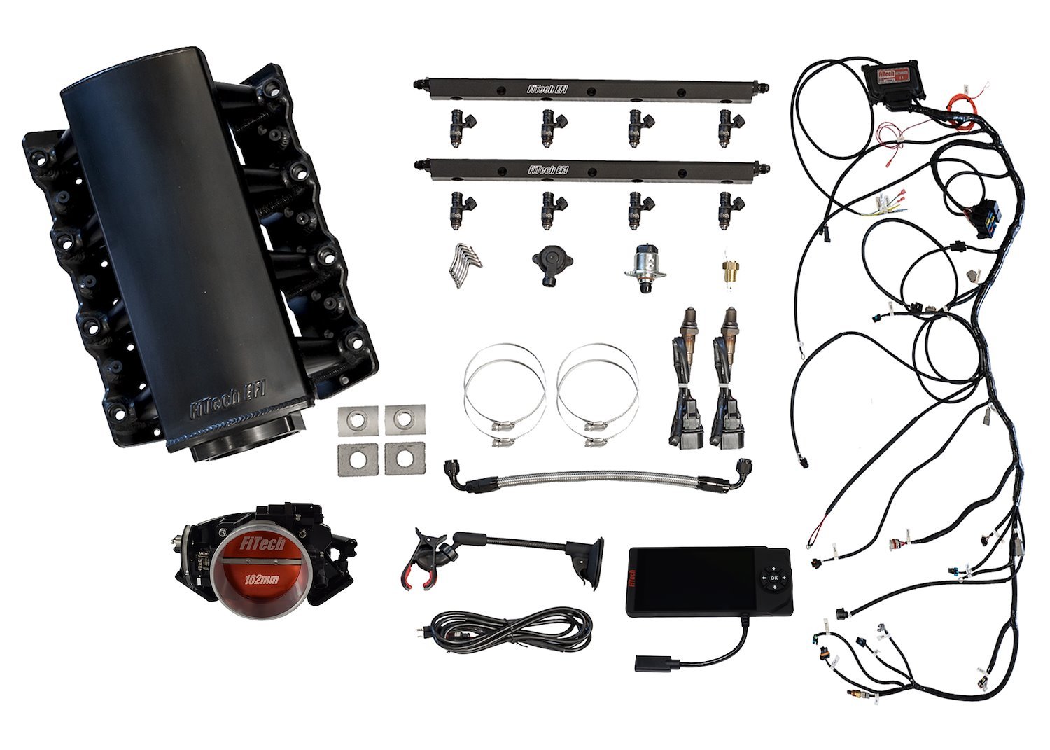 70003 Ultimate LS EFI Induction System LS1/LS2/LS6 750HP with Short Cathedral Intake