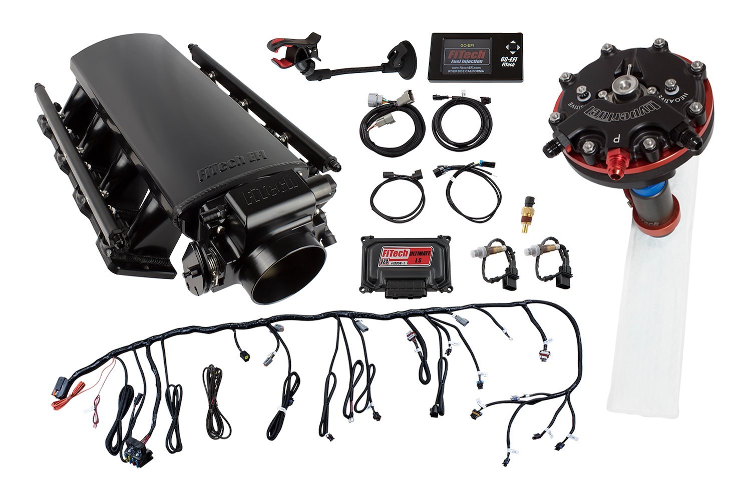 Ultimate LS EFI Induction System LS1/LS2/LS6 750 HP with Hy-Fuel Single Pump Regulated In-Tank Retrofit Kit