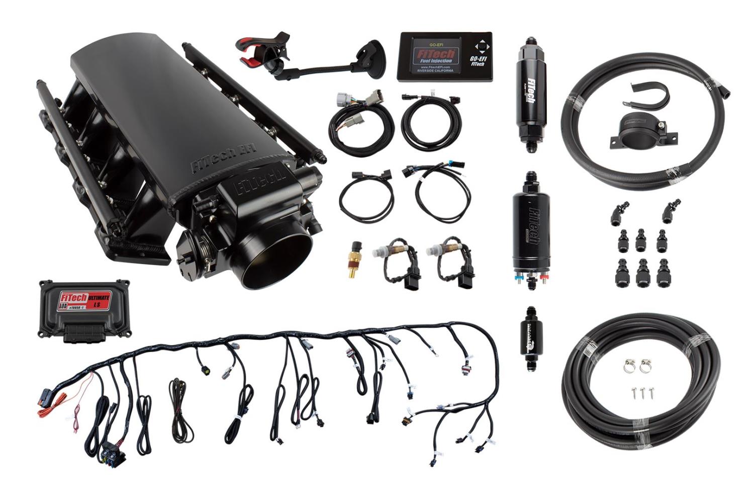 71006 Ultimate LS EFI Induction System Tall LS1/LS2/LS6 500 HP with In-line Fuel Pump Master Kit