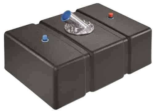 Circle Track Remote Fill Fuel Cell 10-Gallon Black with Foam
