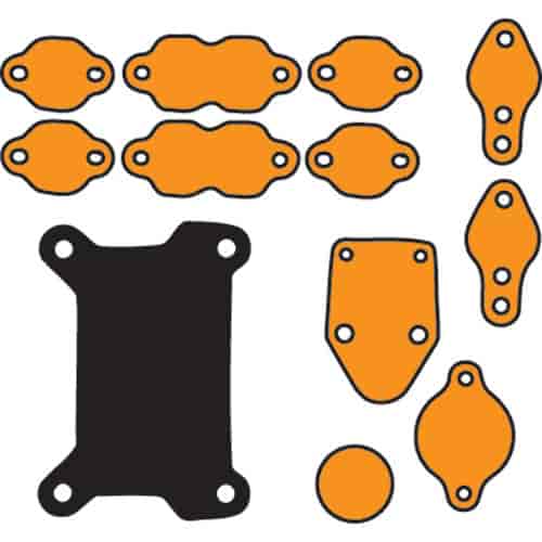 Engine Block Off Kit Small Block Chevy 2300 Holley Carburetor