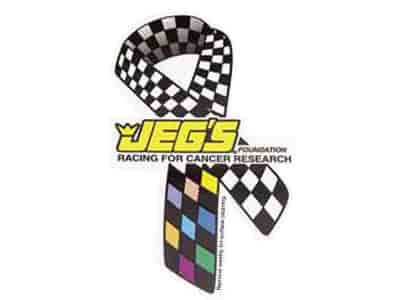 cancer research ribbon. JEGS 22 - JEGS Foundation Racing for Cancer Research Ribbon Decal, Magnet,