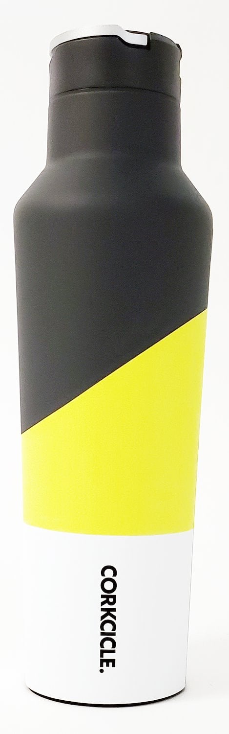 CORKCICLE 20 oz. Color Block Sport Canteen [Electric Yellow Style]