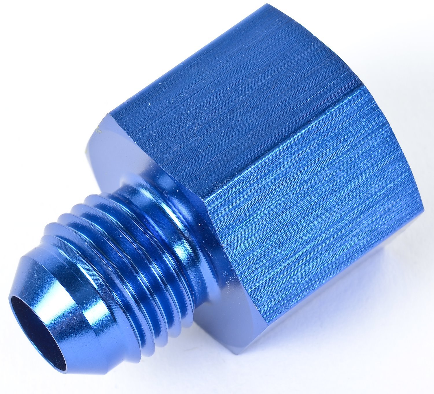AN Female to Male Reducer Fitting [-8 AN Female to -6 AN Male, Blue]