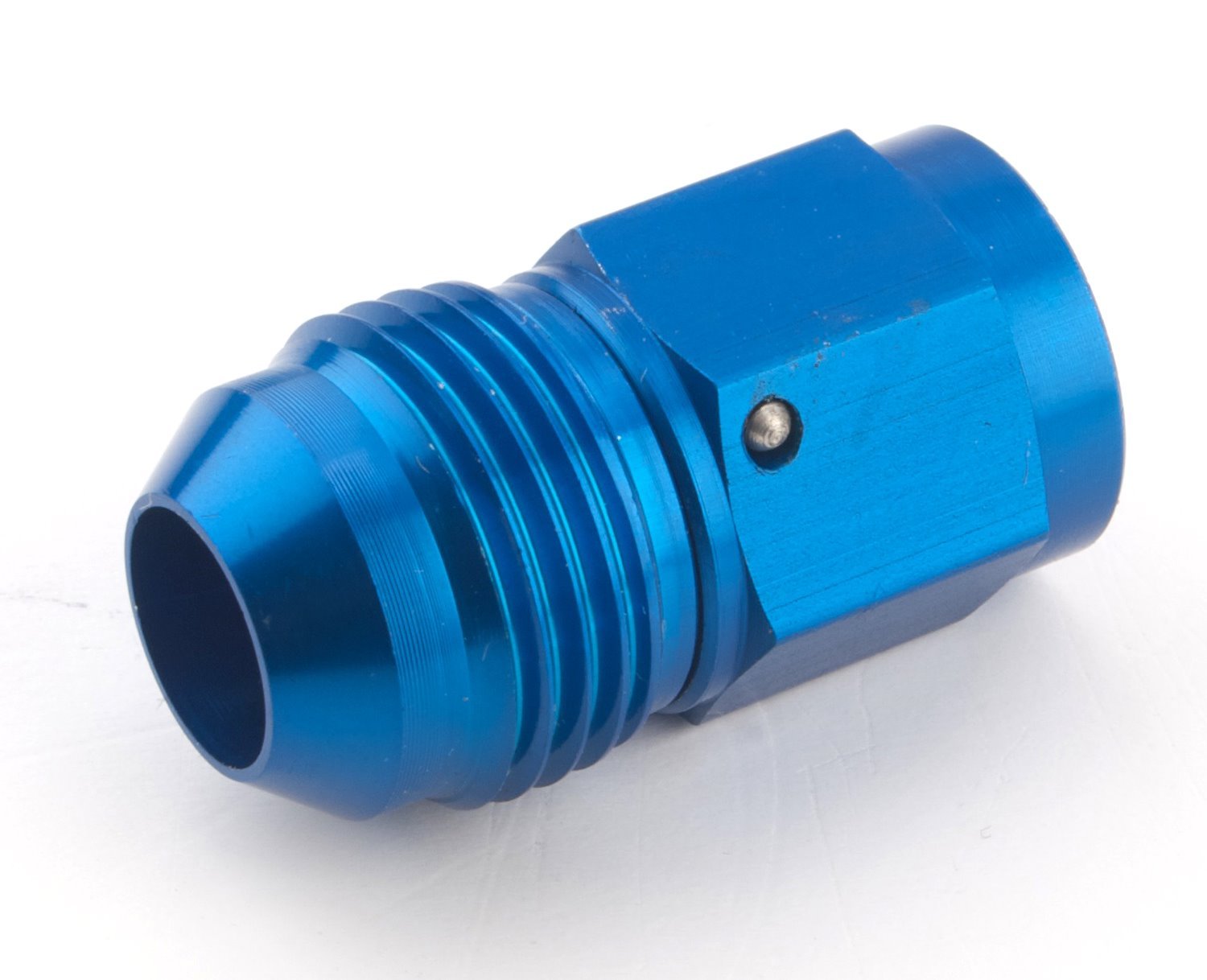 AN Female Swivel to Male Expander Fitting [-6 AN Female to -8 AN Male, Blue]