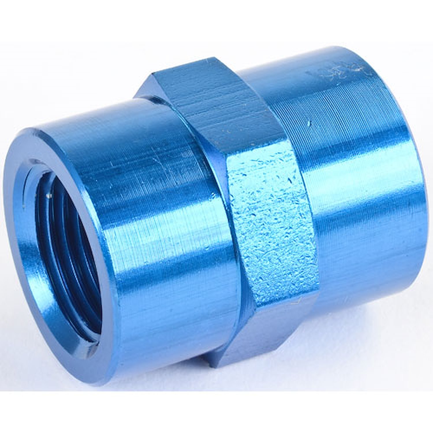 NPT to NPT Union Fitting [3/8 in. NPT Female to 3/8 in. NPT Female, Blue]