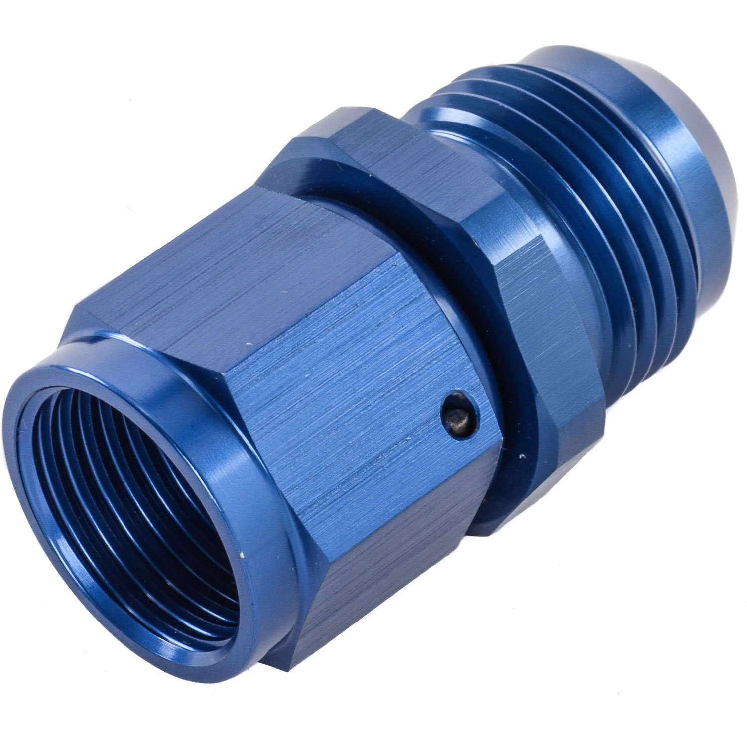 AN Female Swivel to Male Expander Fitting [-8 AN Female to -10 AN Male, Blue Hard Anodized]