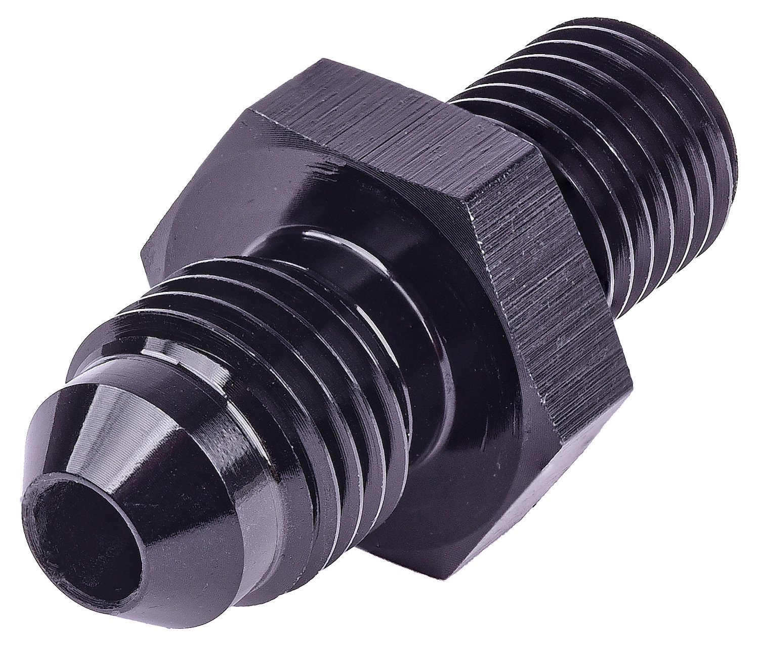 AN to Metric Adapter Fitting [-4 AN Male to 10mm x 1.25 Male, Black]