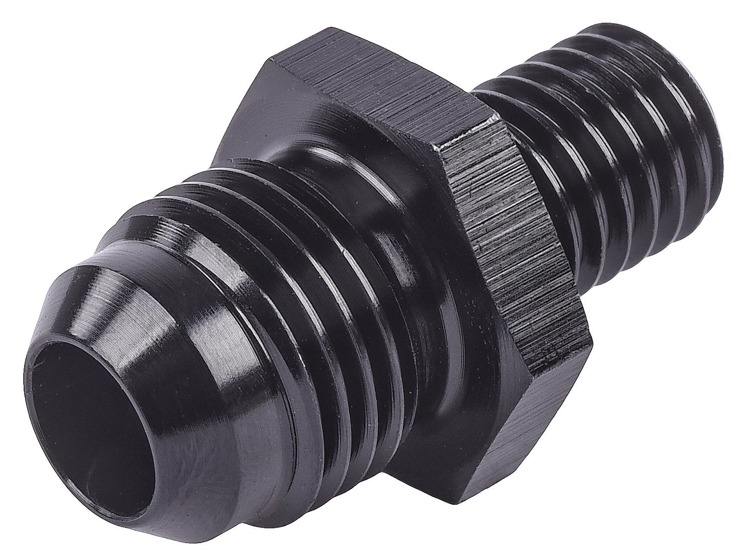 AN to Metric Adapter Fitting [-6 AN Male to 10mm x 1.5 Male, Black]