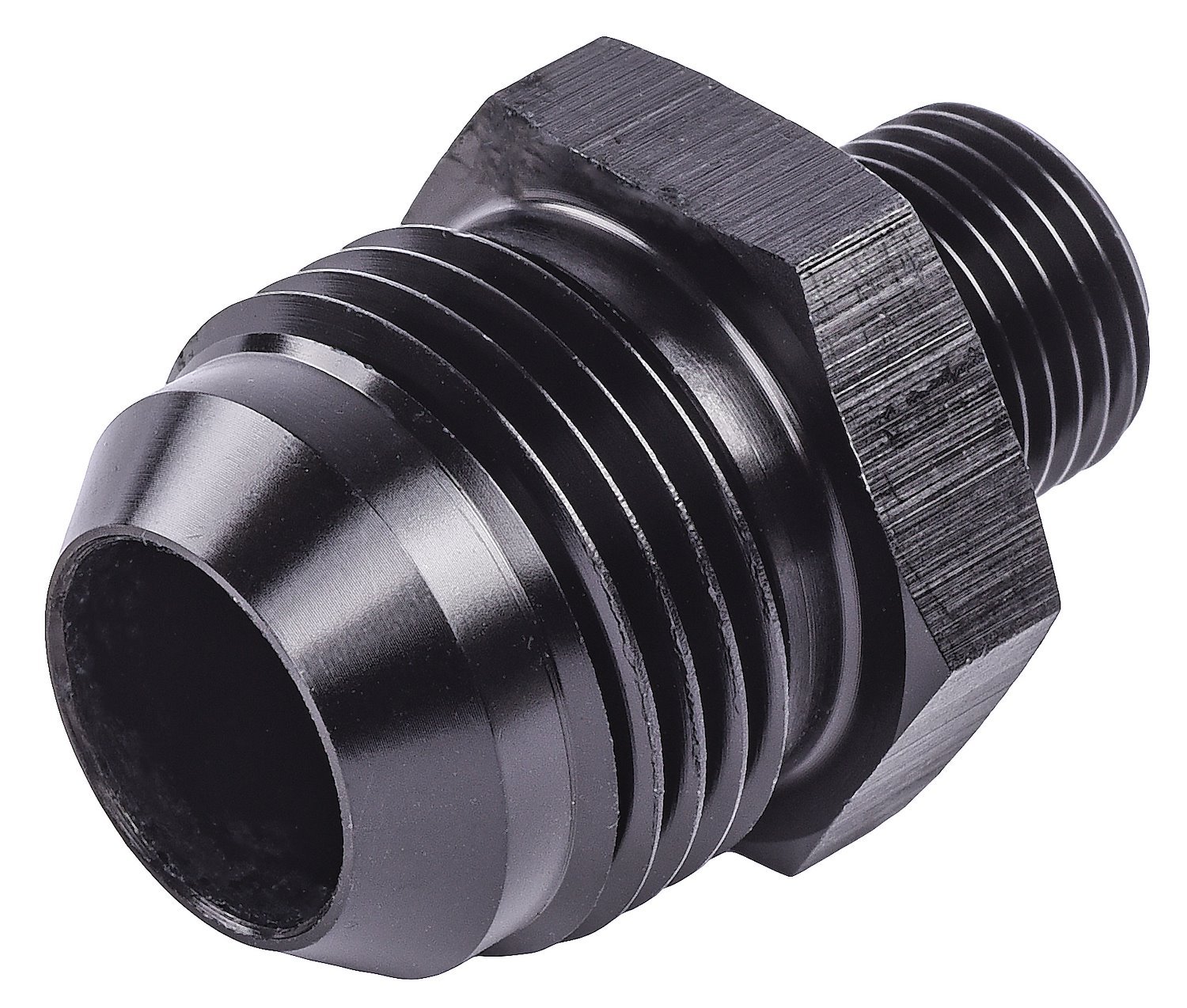 AN to Metric Adapter Fitting [-12 AN Male to 16mm x 1.5 Male, Black]