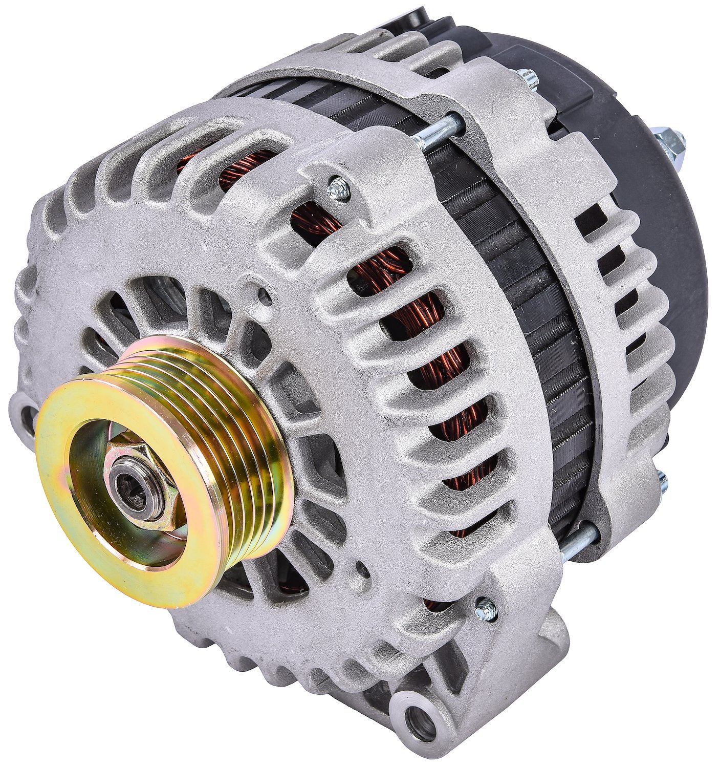 1-Wire GM Alternator 145 AMP Output Serpentine Pulley [Natural Finish]
