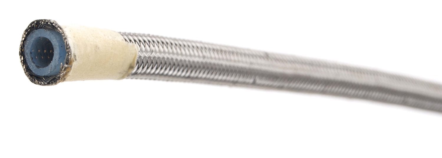 PTFE-Lined Braided Stainless Steel Hose [-3 AN, 20 ft.]