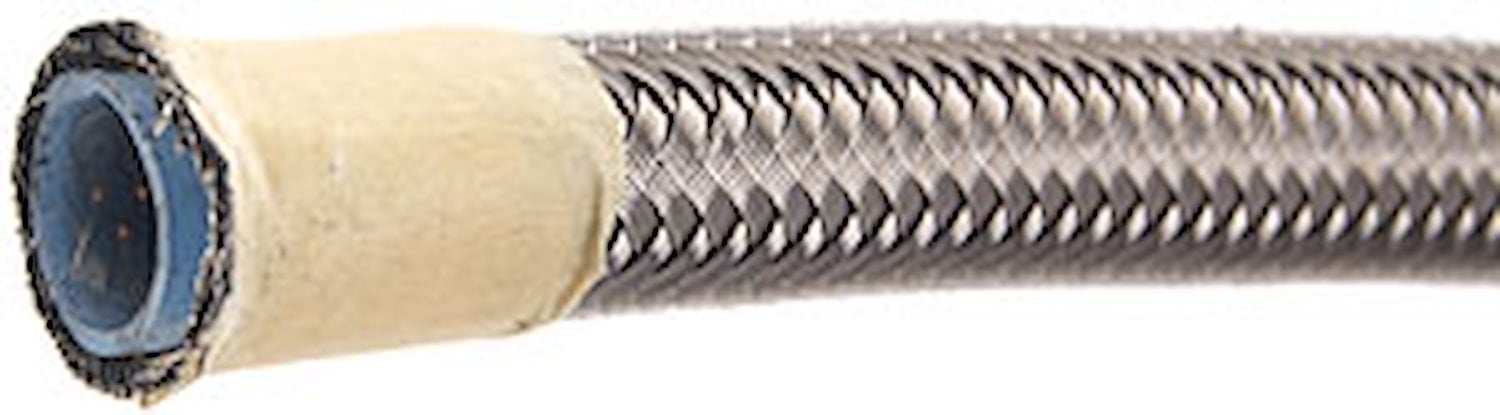 PTFE-Lined Braided Stainless Steel Hose [-6 AN, 10 ft.]