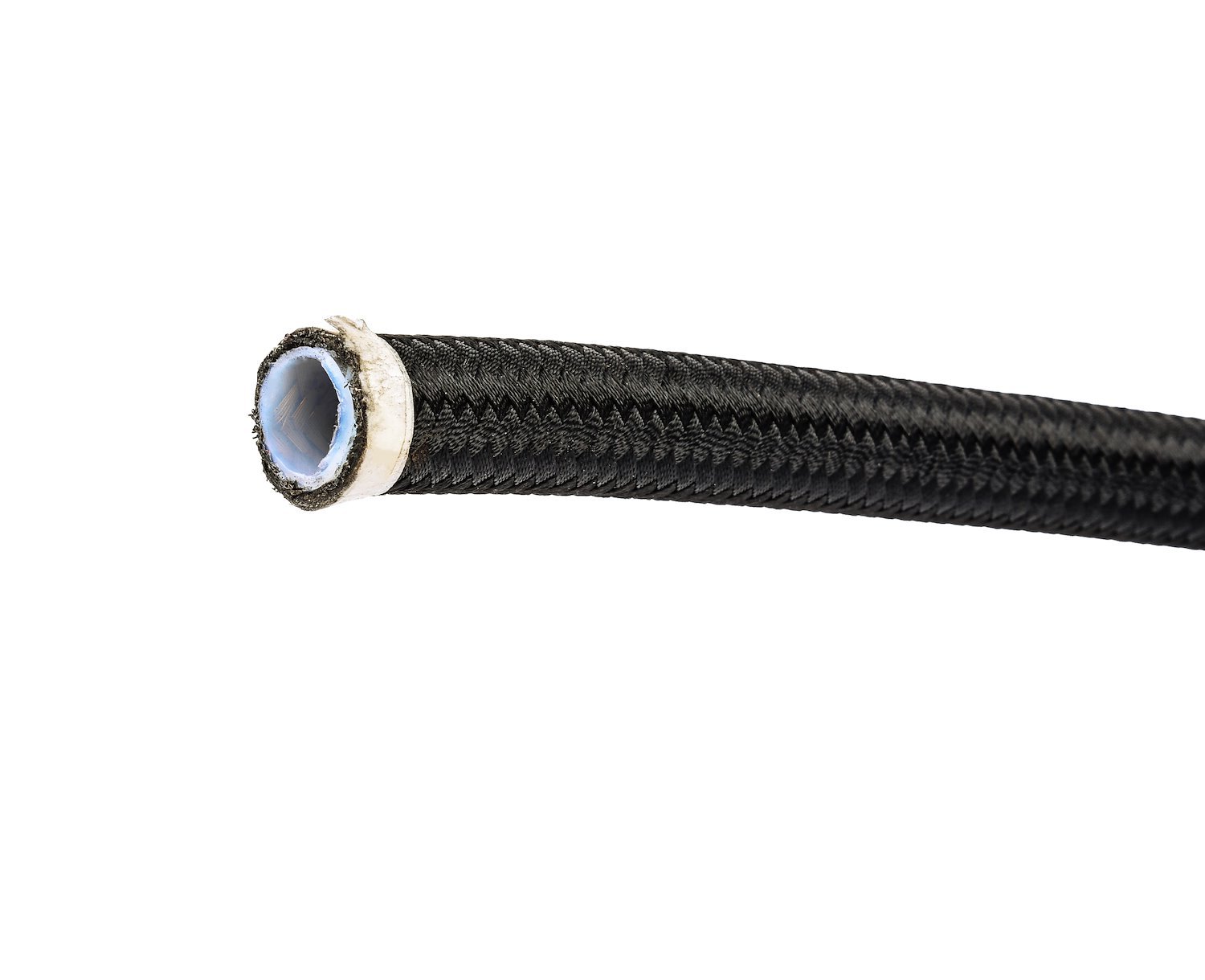 PTFE-Lined Black Braided Nylon Hose [-6 AN, 10 ft.]