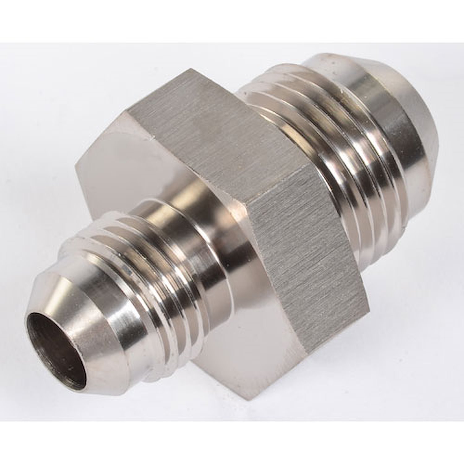 AN to AN Union Reducer Fitting [-8 AN Male to -6 AN Male, Nickel]