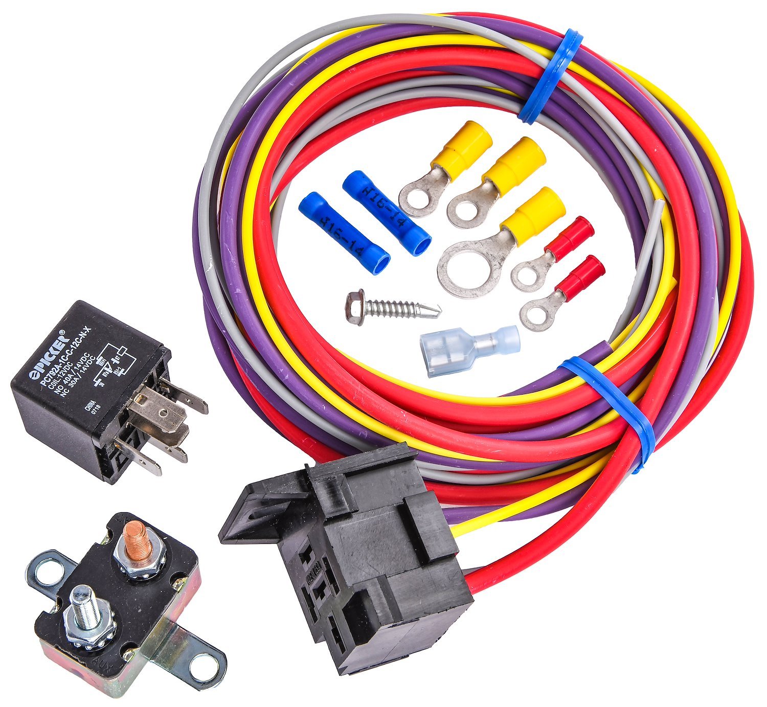 Single Fuel Pump Harness and Relay Kit 30 Amp