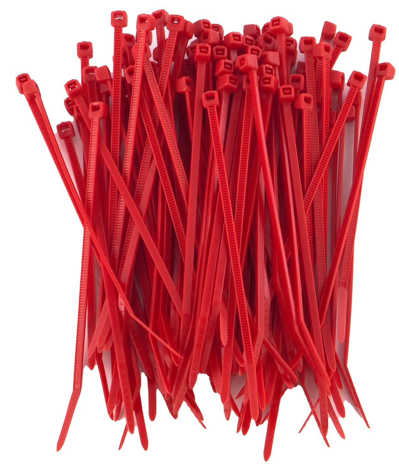 Nylon Wire and Cable Ties [4 in. Red]