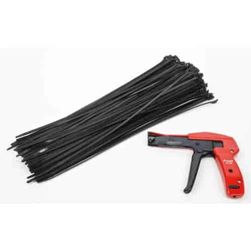 Cobra Low-Profile Wire/Cable Tie Kit Includes: (100) 14" Low-Profile Cable Ties 555-10672
