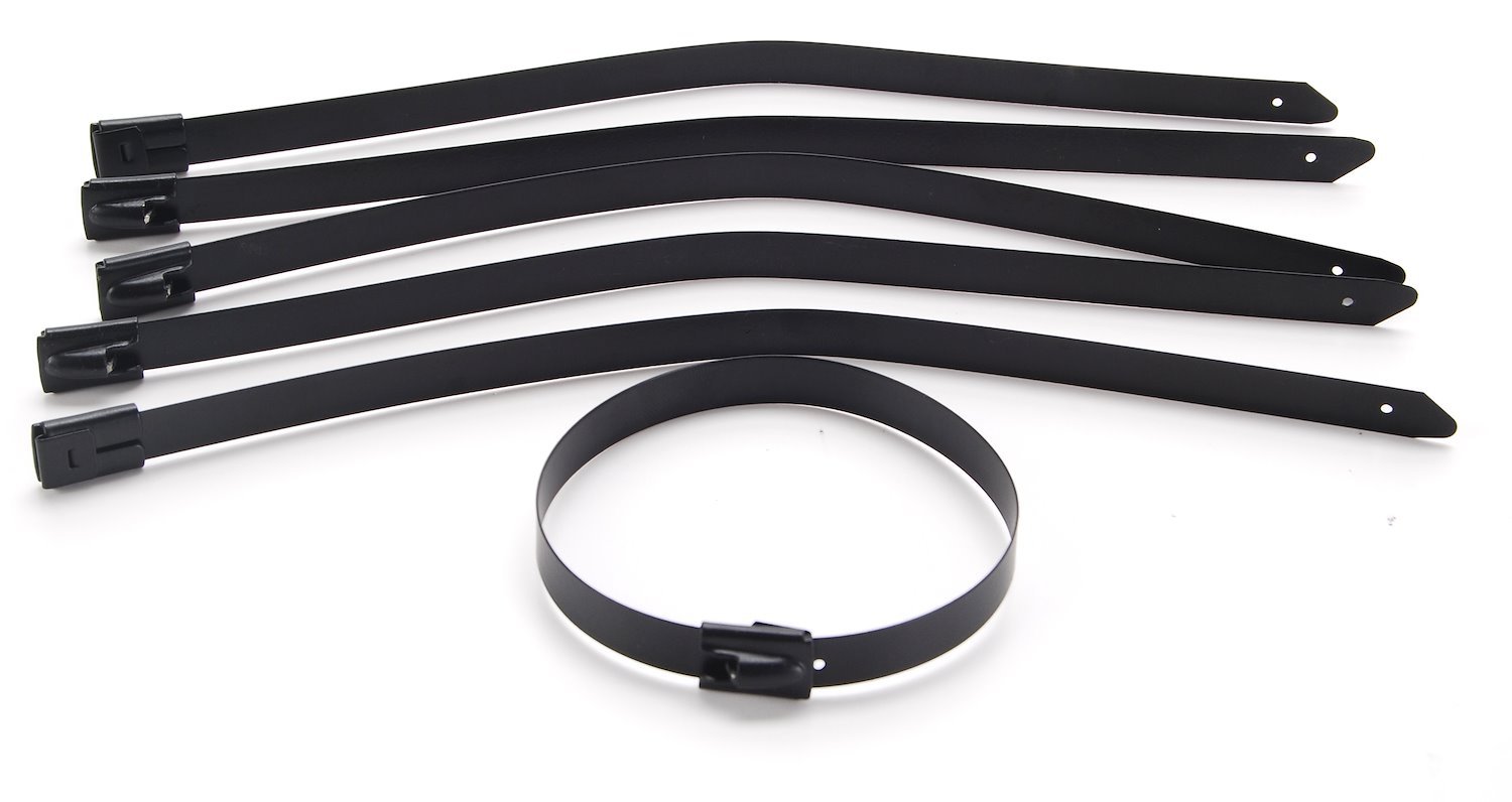 Stainless Wire and Cable Ties [8 in. Black]