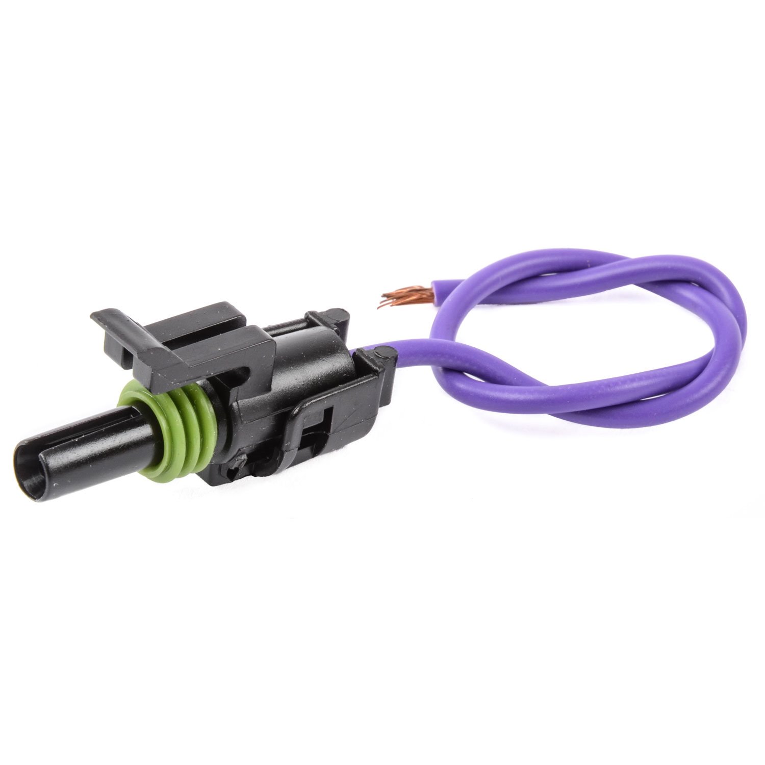 Weatherpack Pigtail 1-Pin Pigtail Male Connector w/ Female Terminals