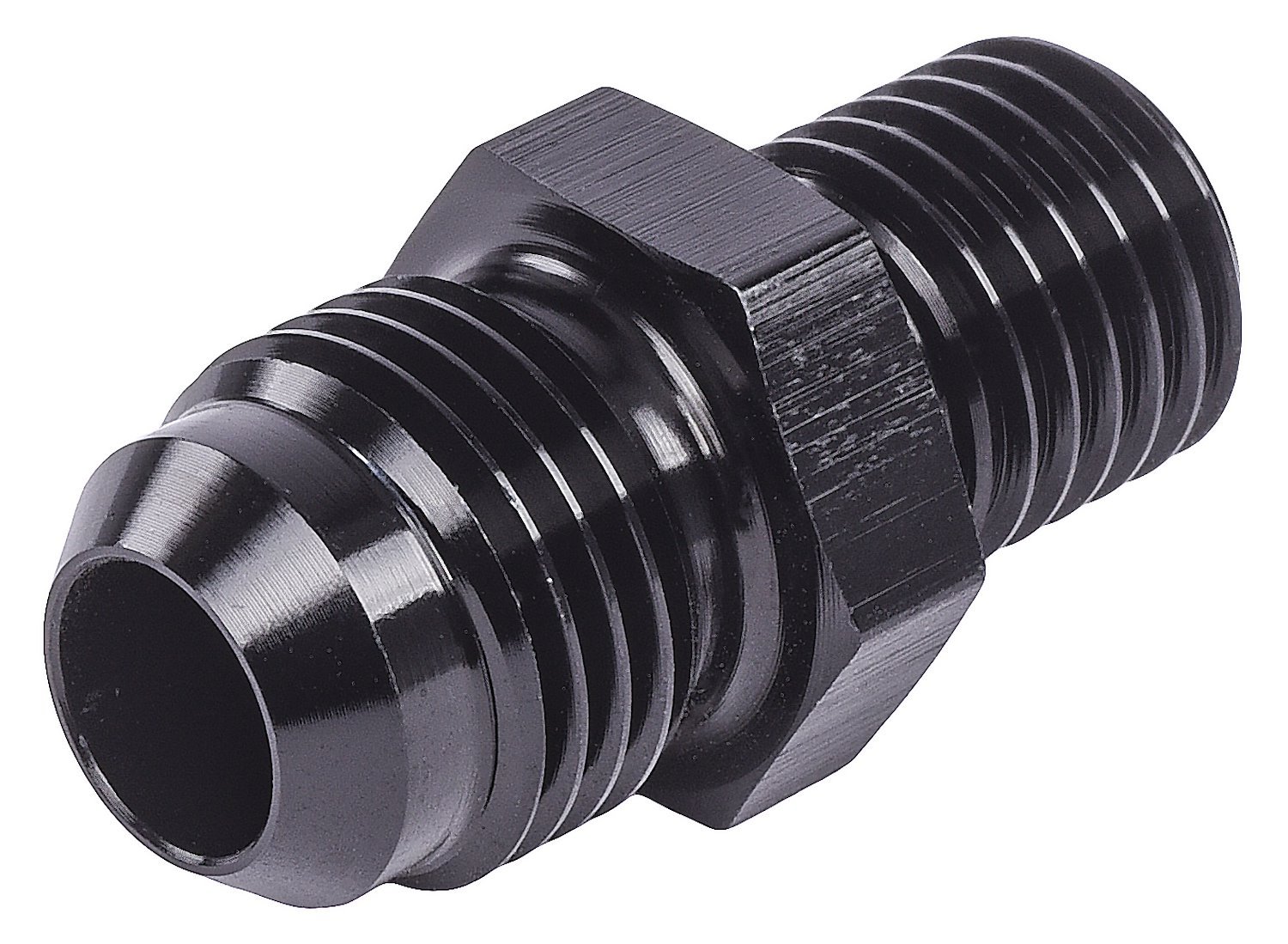 AN to Metric Adapter Fitting [-6 AN Male to 12mm x 1.5 Male, Black]