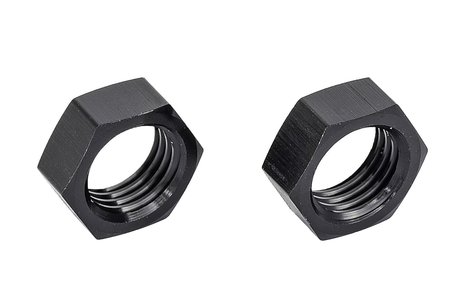 AN Bulkhead Adapter Nuts  [-4 AN, Black]