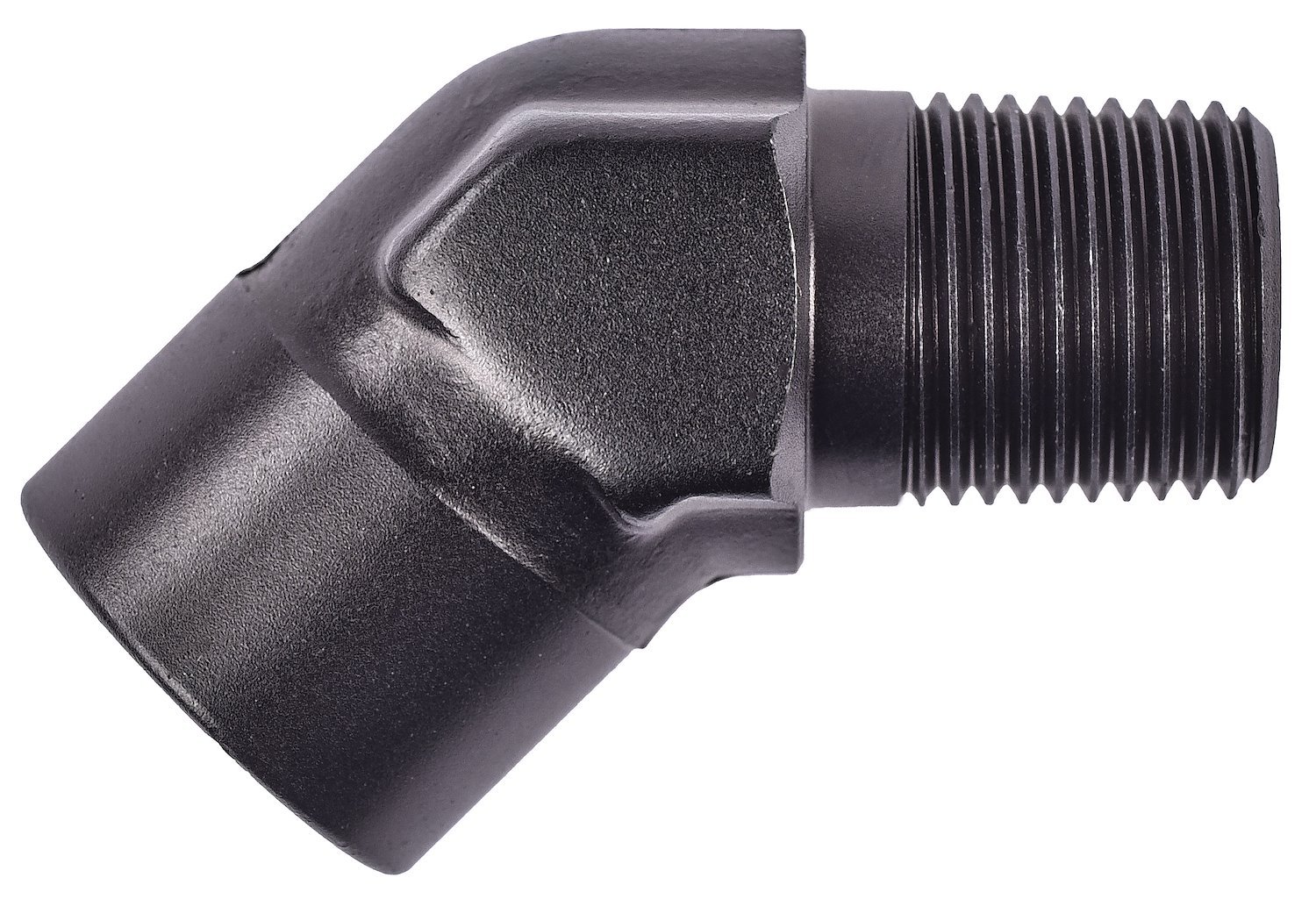 NPT to NPT 45-Degree Union Fitting [3/8 in. NPT Male to 3/8 in. NPT Female, Black]