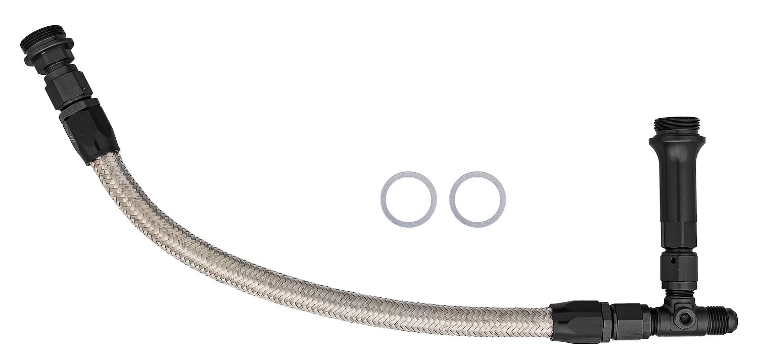 Dual Feed Fuel Line Kit Fits Holley Dual Feed Carburetors [7/8 in.-20 Threads]