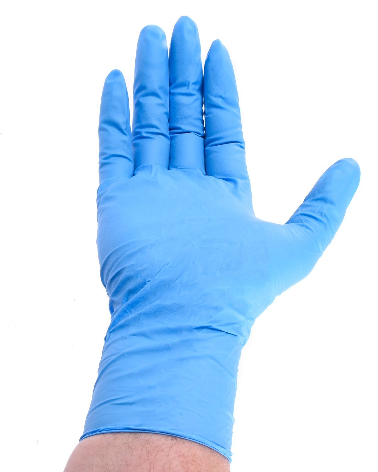 Heavy-Duty Long Cuff Nitrile Gloves [8 mils Thick, X-Large]