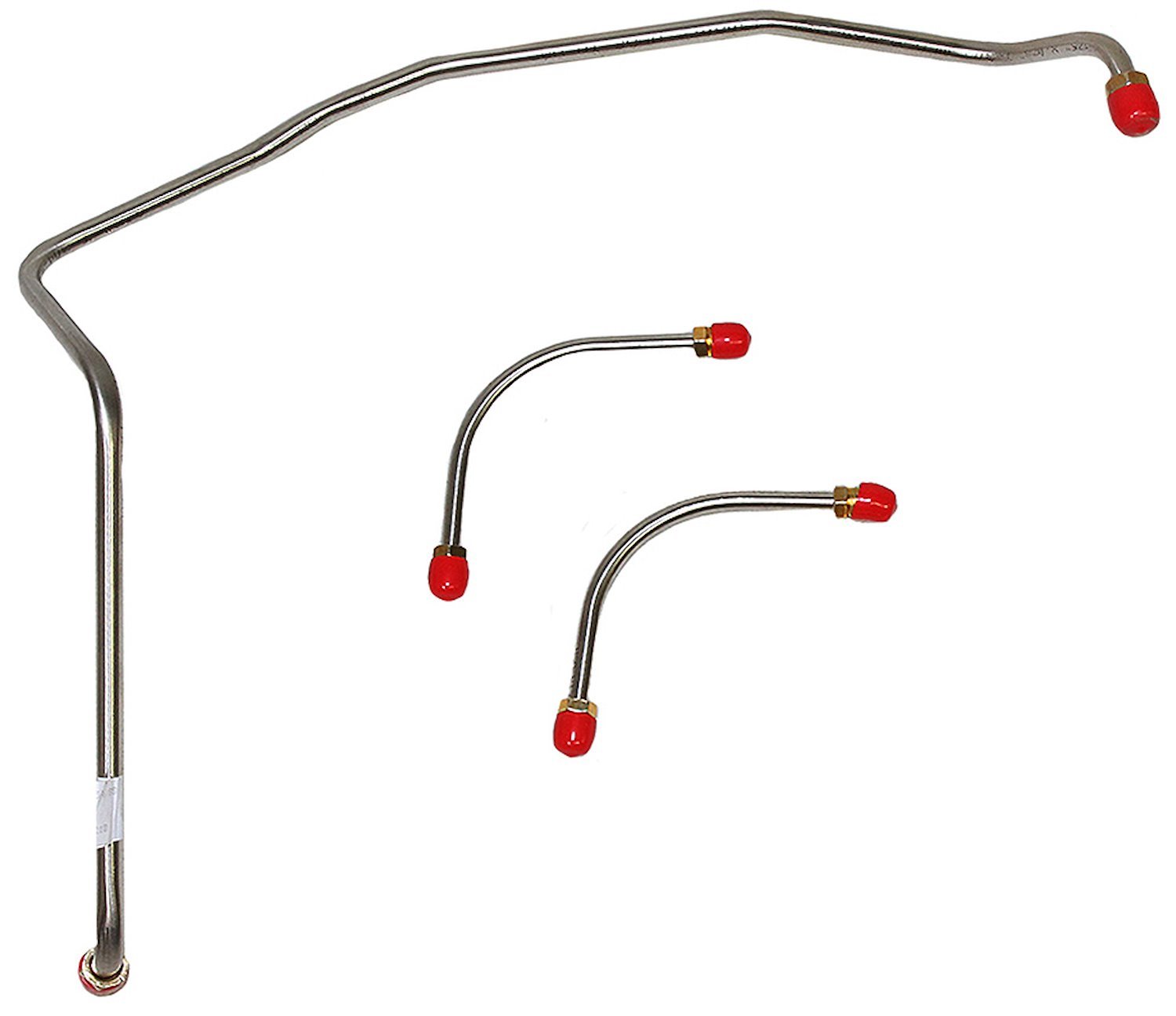 Fuel Line Kit, Fuel Pump to Carburetor for Select 1969 Chevy Camaro, Nova with 396 Engine 375 HP [Stainless Steel]