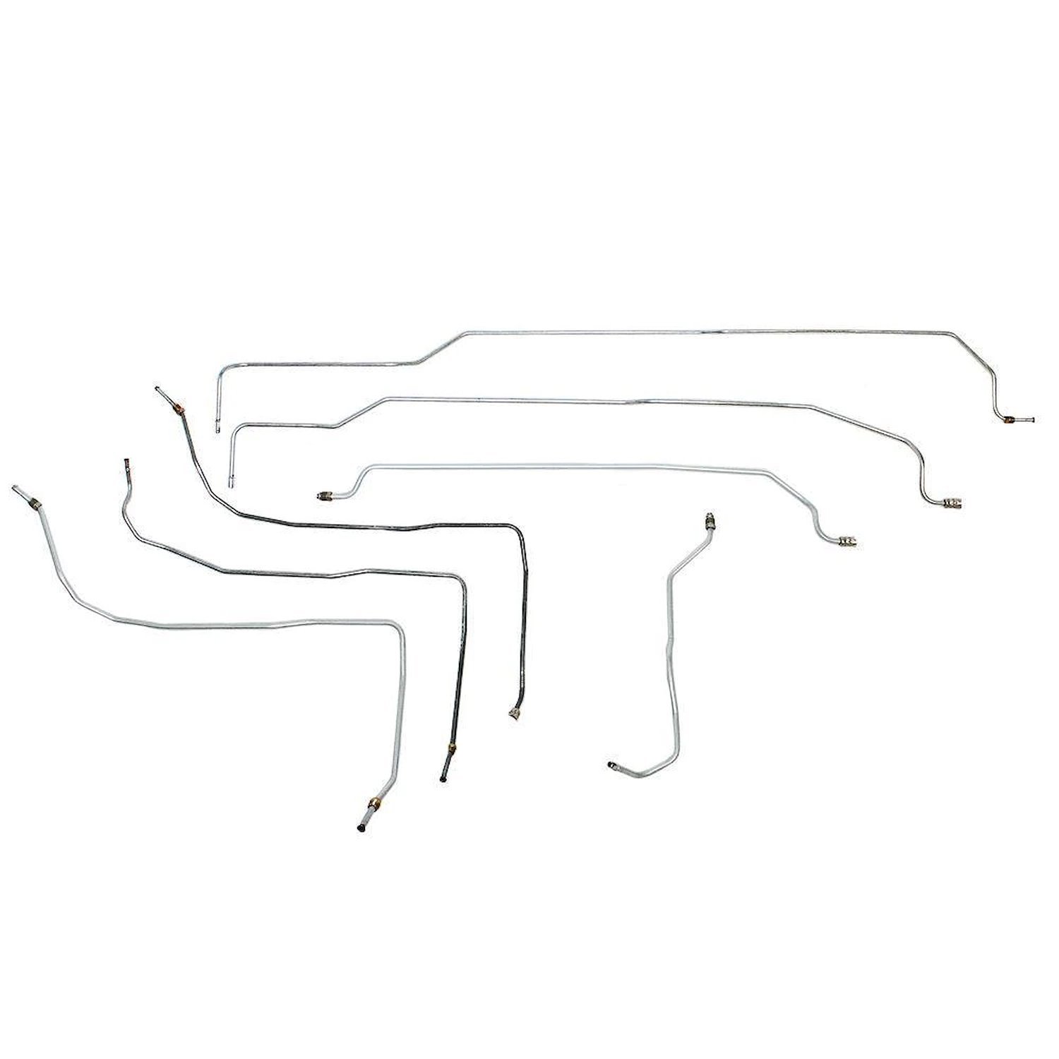 Complete Fuel Line Kit for 2001-2005 Chevy S-10 Extended Cab Truck with Short Bed [Stainless Steel]