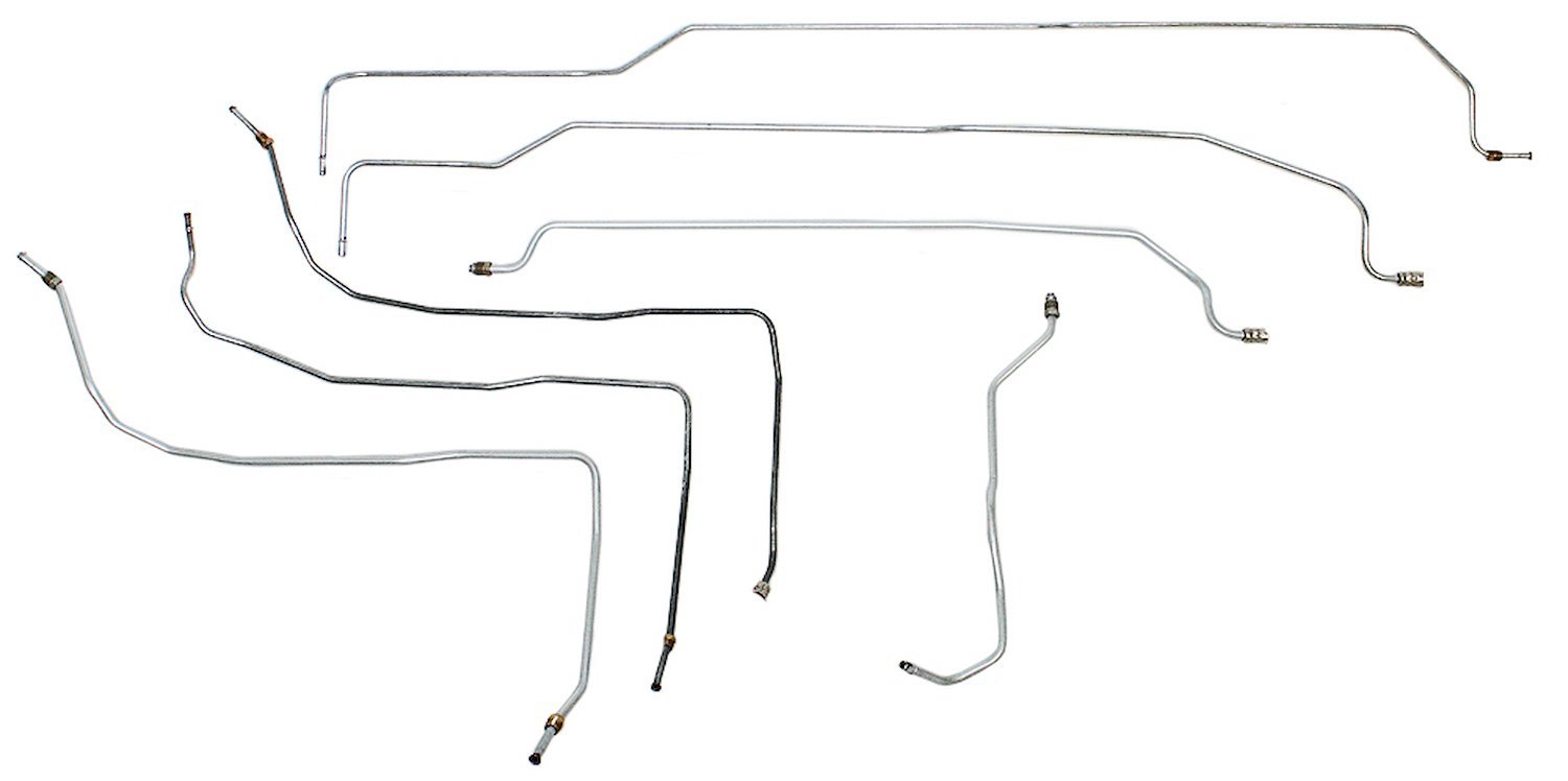 Complete Fuel Line Kit for 2000-2003 GM 1500 Extended Cab Trucks with V6 Engine [Stainless Steel]