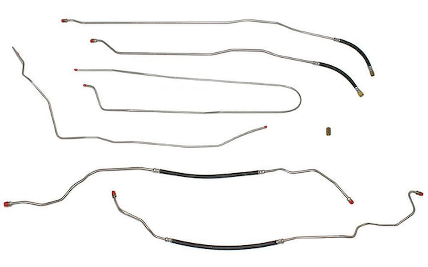 Complete Fuel Line Kit for 1996-1998 GM 1500 Extended Cab/Short Bed Truck w/V8 Engine [Stainless Steel]